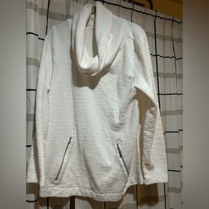 Croft & Barrow Cream Cowl Neck Sweater